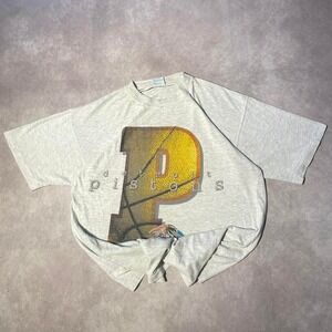 Vintage 90s Detroit Pitons NBA Graphic Tee Shirt